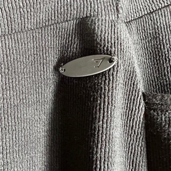 GYMSHARK Ribbed Posie Crop Leggings - Picture 4 of 4